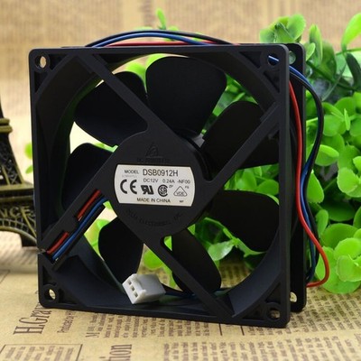   DSB0912H 9CM 9225 12V 0.24A three-wire chassis ultra-quiet cooling fan #bv