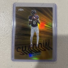 2025 Topps Chrome Lamar Jackson Shadow Etch Refractor SSP Case Hit 29/50