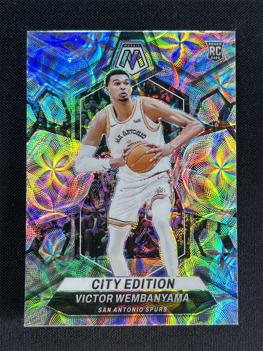 2023-24 Panini Mosaic Victor Wembanyama #282 Scope Prizm City Edition Rookie RC