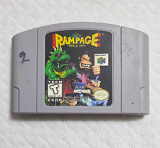 Rampage World Tour (Nintendo 64 N64) Midway  not tested 