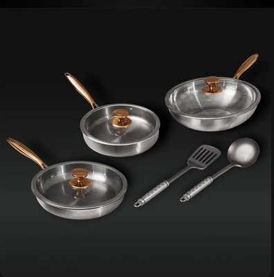 TAIMA Pure Titanium Signature Pan Complete Set (8 Piece)