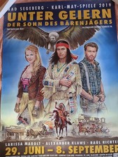 Winnetou. Karl May Spiele. Plakat. Bald Segeberg. 2019.  Alexander Klaws. Bahro
