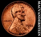 1958-D Lincoln Wheat Cent- Choice Gem Brilliant Uncirculated Luster #J9058