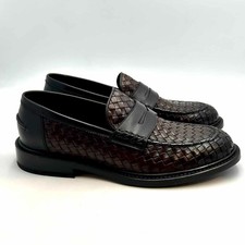 Penny Men's Barrett Braided Leather Moor Head Loafer Art. 241U006.2