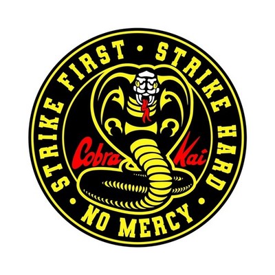 Cobra Kai Logo Karate Kid Sticker Decal XV