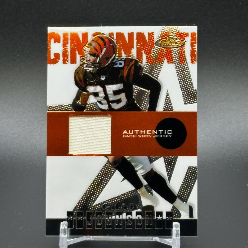 2004 Topps Finest Chad Johnson SP Game Used Jersey #103 - Bengals