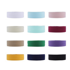 60 Pack Bulk Super Soft Stretchy Elastic Nylon Headbands Bow Nude Hairband Slim