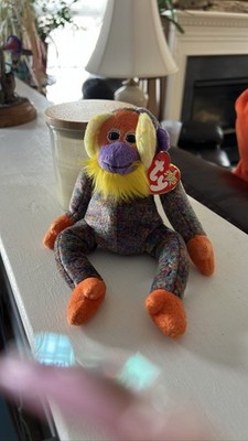 Ty Beanie Baby Bananas Orangutan Plush 8 inch