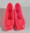 VINTAGE MATTEL BARBIE DOLL FRANCIE MOD NEON PINK JAPAN BOW SQUISHY HEELS SHOES