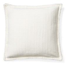 New Lauren Ralph Lauren Lucie Open Weave Euro Shams Cream Color Set of 2