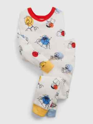 NWT Baby Gap Toddler Boys Girls Pajamas Sesame Street Elmo organic
