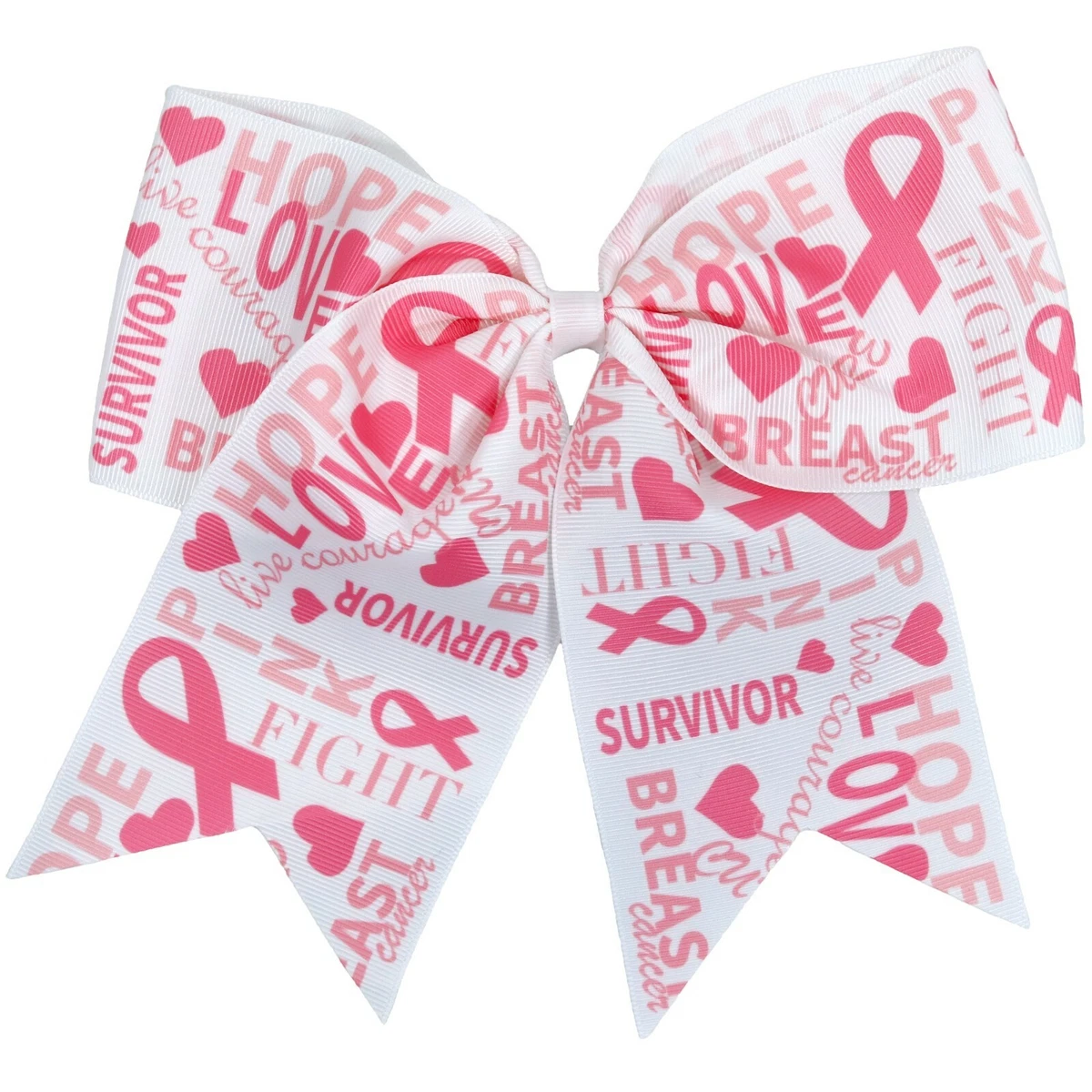 Hot Pink Volleyball Ribbon Bows