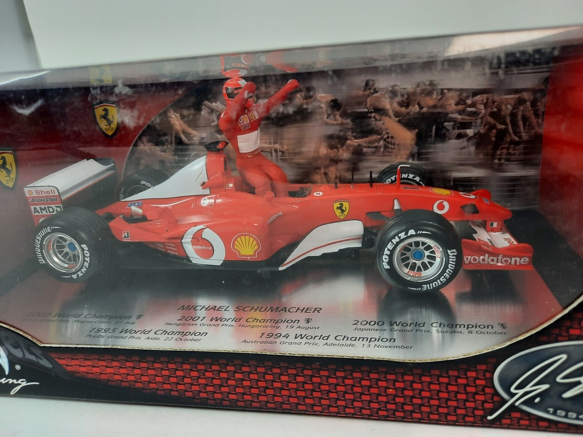 Hot Wheels Ferrari F2002 #1 M. Schumacher 2002 5 Times World