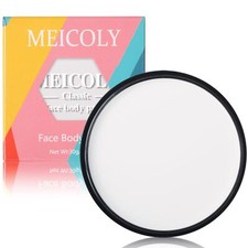 White Face Body Paint30g/1.05oz Clown White MakeupHalloween Washable Water Ba...