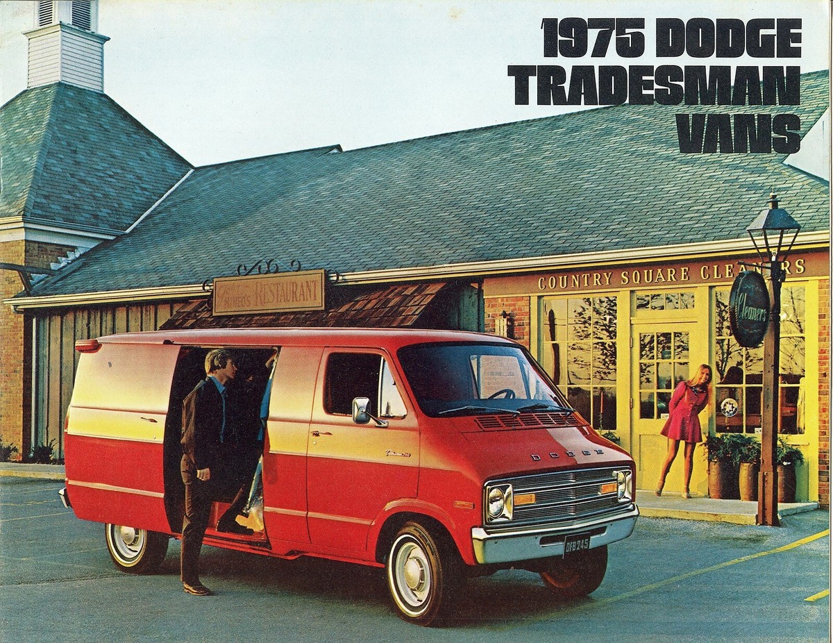 WOODY COUNTRY VAN ポスター 大判1975年式 1975 Dodge Tradesman Vans B100 B200 B399 Vintage Sales Brochure | eBay
