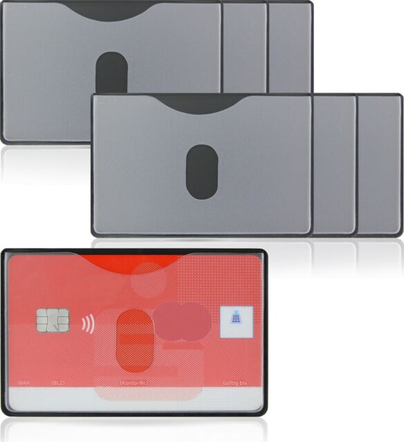 WallTrust RFID NFC Blocker Schutzhülle – Kartenschutzhülle für Kreditkarten