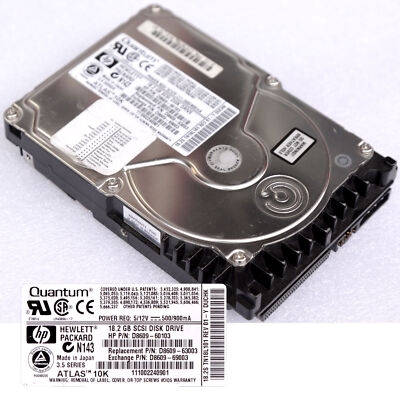 3,5'' 8,89CM 18,2GB SCSI HDD ULTRA WIDE 68 PIN HP QUANTUM D8609-60103 68PIN M662