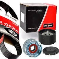 Gates 7PK2035 Keilrippenriemen + Rolle FüR Mercedes W204 W212 Sprinter 906 Jeep