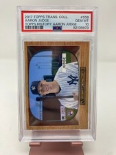 2017 TOPPS TRANSCENDENT VIP PARTY AARON JUDGE RC 55B PSA GEM MT 10 02/87