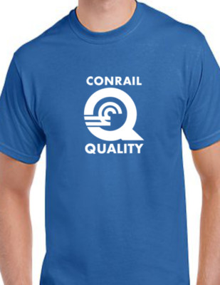 Conrail Quality Retro Logo T-shirt Defunct Rail Train Company Classic Tee Shirt
