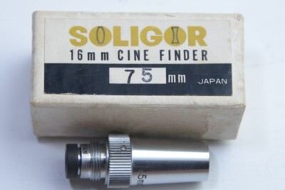 Soligor 75mm Finder Viewfinder for 16mm Cine Cameras in Original Bo (NJL017806)