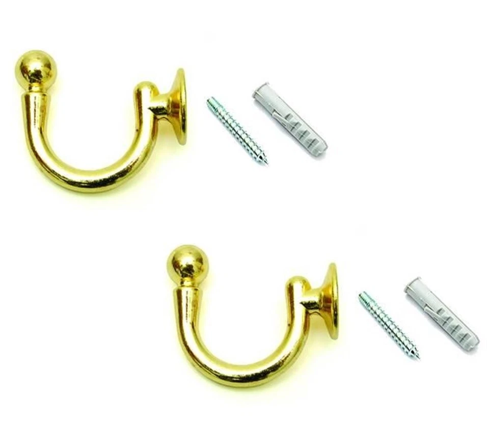 GANCI RACCOGLITENDA SUPER ORO --mm.48 - con viti e tasselli - PZ 2 - CA 500 - Immagine 4 di 4