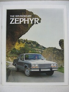 1979 Mercury Zephyr Z-7 Ghia ES Wagon Car Dealer Brochure Catalog