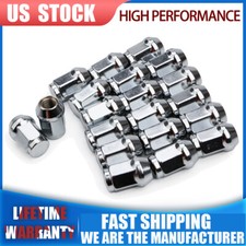 Set Of 20pcs Lug Nuts Bulge Acorn M12x1.5 Wheel Nut For Ford Fusion Focus Escape