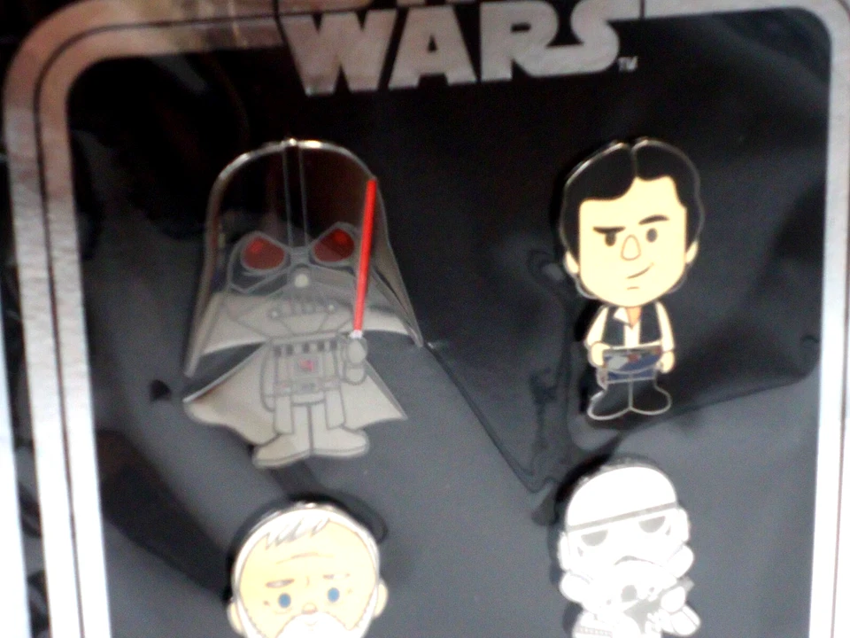 Star Wars Celebration Japan 2025 Pin Trading A New Hope 4-pack-Vader,Han,etc - Image 3 of 4