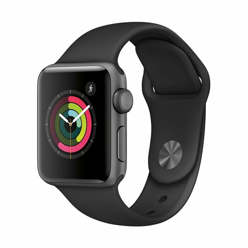 Apple Watch Series 2 42mm Aluminum Case Black Sport Band MP062LL/A - Picture 1 of 1