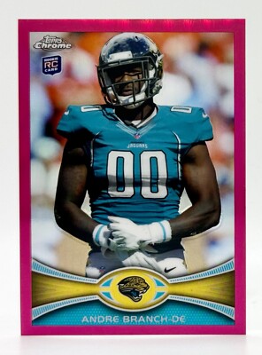 2012 Topps Chrome Pink Refractor #104 Andre Branch RC 239/399 Jaguars