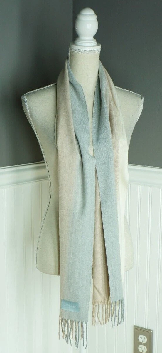 Calvin klein best sale white scarf