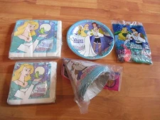 Swan Princess Birthday Party Supplies Multi-color 6pc Lot of 1994 Unique NOS