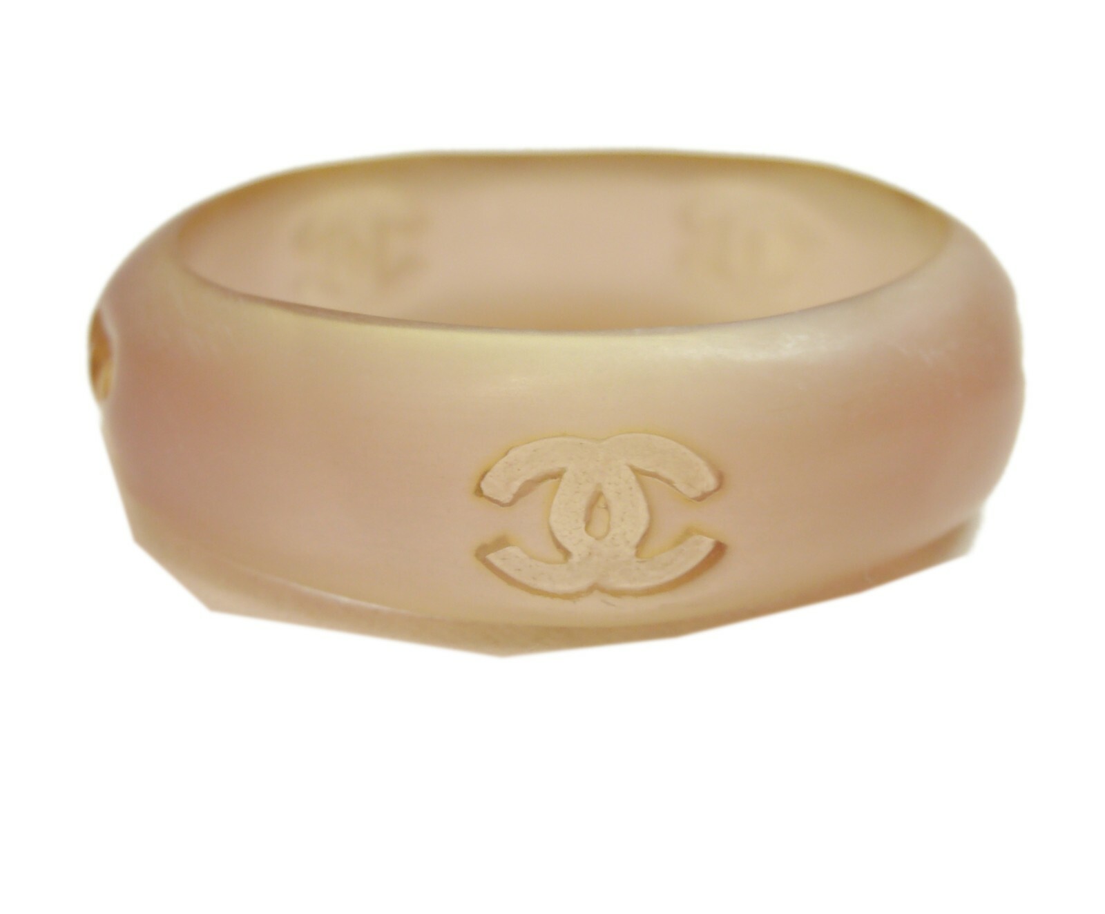 Authentic CHANEL Bangle Coco Mark  clear  #3051 - image 2
