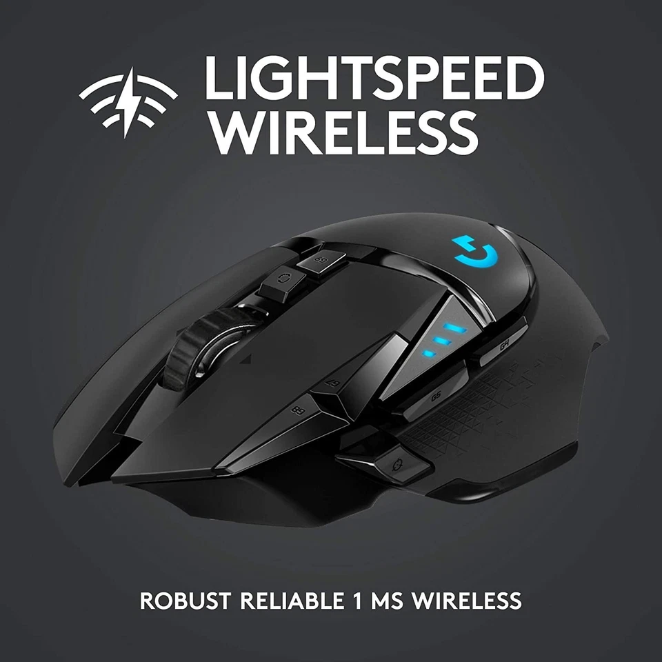 Logitech G502 Lightspeed (910-005568) Wireless Gaming Mouse - Image 2 of 4