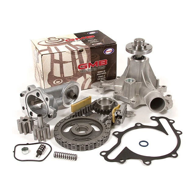 97-08 Ford F150 E150 E250 Econoline 4.2 Cadena de distribución Bomba de aceite GMB Kit de bomba de agua Foto 4 de 4
