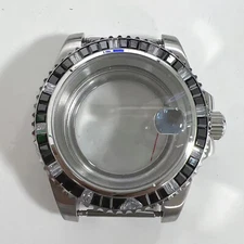40MM Watch See-through Base Case Rotating Watch Case for NH35A/36 Movement