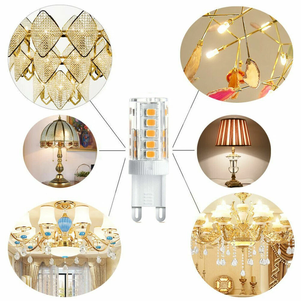 Ceramics LED Corn Bulb G4 G9 E14 5W 8W 12W Capsule Crystal Light 220V Lamp SS-CA - Image 2 of 4