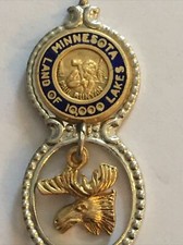 Vintage Souvenir Spoon US Collectible. Minnesota Land Of 10,000 Lakes