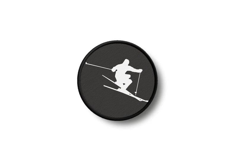 AKACHAFACTORY Patch aufnäher aufbügler Skispringen ski