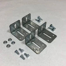 Four Jamb Bracket J-2 Garage Door w/ Lag & Track Bolt Overhead Hardware #2