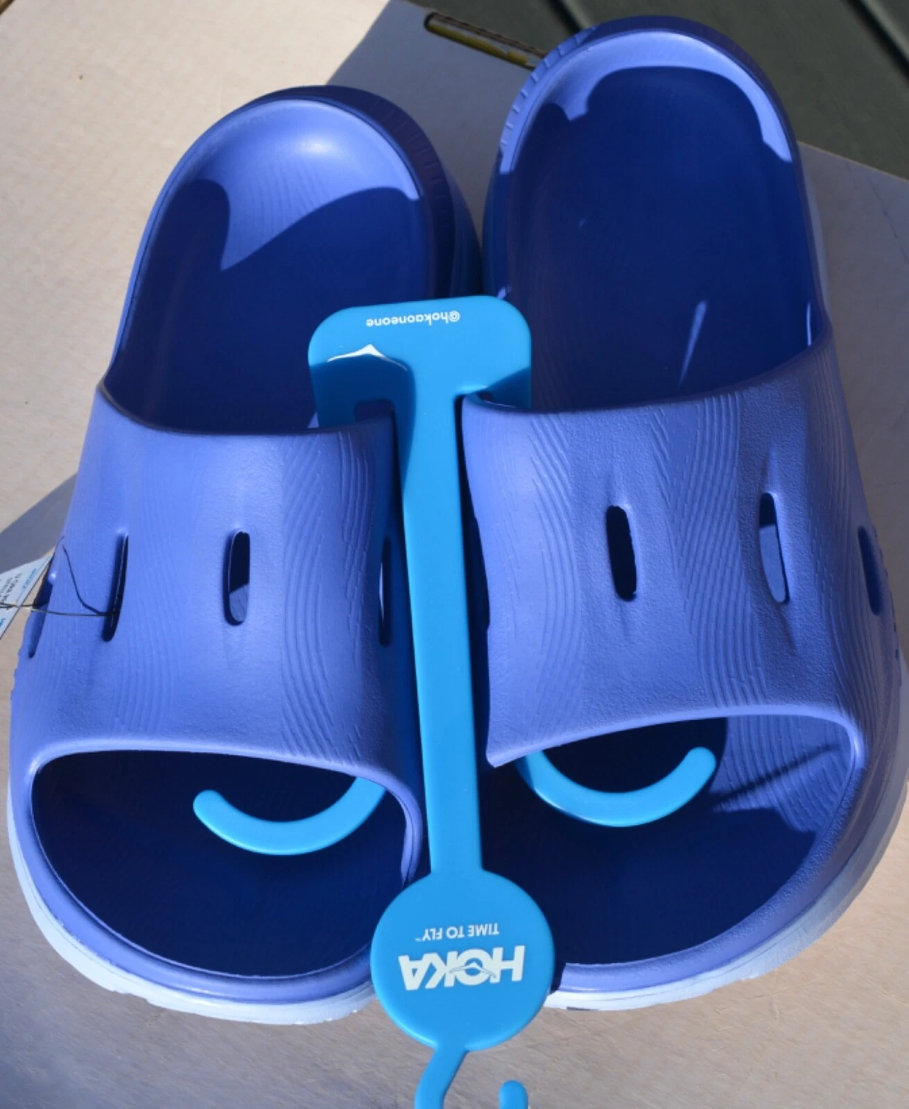 HOKA ONE ONE HOKA ONE ORA RECOVERY SLIDE 3 Uomo Taglia 10 Donna 12 BLU STELLARE MIRAGE NUOVO