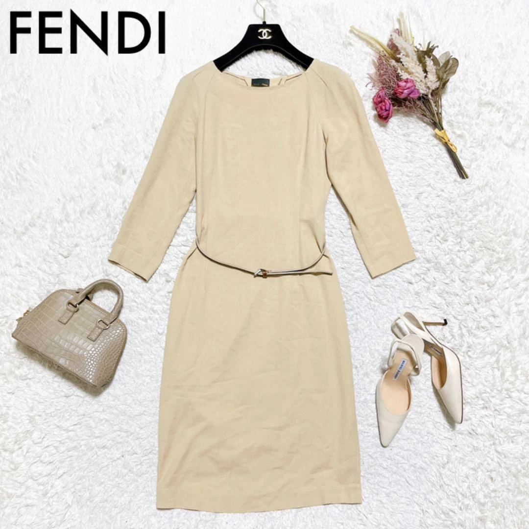 Abito donna FENDI con cintura pezzo unico taglia L usatozioni