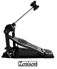 Zenison Standard Drum Pedal Heavy Duty Double Chain Single Hammer Drum