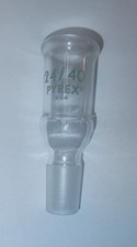 Pyrex reducing adapter 24/40 to 19/38 Lab Glass - Fast Ship
