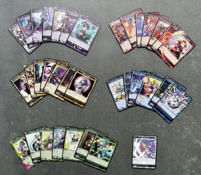 WIXOSS Dissonance Diva WXDi-P12 EN Full Set (35) Commons  Manga TCG Cards Karten