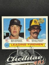 2001 Topps Archives Rich Goose Gossage Rollie Fingers #434 1978 Leading Firemen