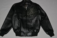 Autentico Pelle Uomo Giacca IN Nera 46TH Anniversario Tutte le Taglie Nuovo