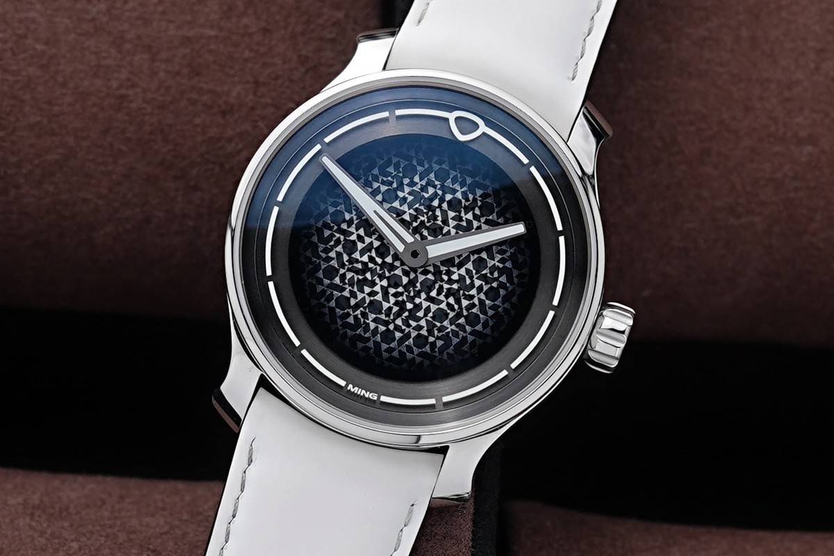 Ming 37.07 Mosaic White Limited Edition Fifth-Anniversary 38mm