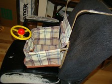 Vintage Style Child Seat With Steering Wheel Baby Seat Chair Antique Car Turck Vintage Style Child Seat With Steering Wheel Baby Seat Chair Antique Car Turck